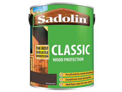 Sadolin Classic Wood Protection Rosewood 5 litre – – Now available at MTN Shop UK.