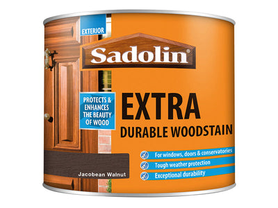 Sadolin Extra Durable Woodstain Jacobean Walnut 500ml – – Now available at MTN Shop UK.