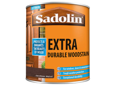 Sadolin Extra Durable Woodstain Jacobean Walnut 1 litre – – Now available at MTN Shop UK.