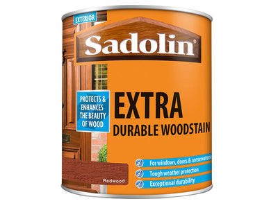 Sadolin Extra Durable Woodstain Redwood 1 litre – – Now available at MTN Shop UK.