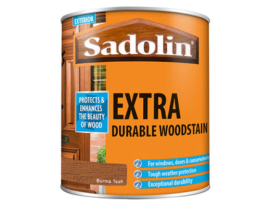 Sadolin Extra Durable Woodstain Burma Teak 1 litre – – Now available at MTN Shop UK.