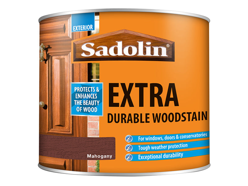 Sadolin Extra Durable Woodstain Mahogany 500ml – – Now available at MTN Shop UK.