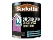 Sadolin Superdec Opaque Wood Protection Black Satin 1 litre – – Now available at MTN Shop UK.
