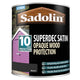 Sadolin  Superdec Opaque Wood Protection Black Satin 1 litre