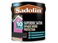 Sadolin Superdec Opaque Wood Protection Black Satin 2.5 litre – – Now available at MTN Shop UK.
