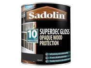 Sadolin Superdec Opaque Wood Protection Black Gloss 1 litre – – Now available at MTN Shop UK.