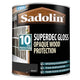 Sadolin  Superdec Opaque Wood Protection Black Gloss 1 litre