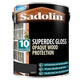 Sadolin  Superdec Opaque Wood Protection Black Gloss 5 litre