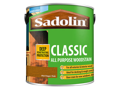 Sadolin Classic Wood Protection Heritage Oak 2.5 litre – – Now available at MTN Shop UK.
