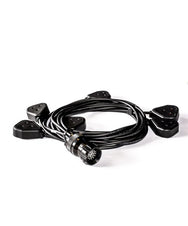 Stage Cable 19way Plug to 6 x 15A Sockets – 13Amp to Powercon Mains Lead with Black 1.5mm PVC Cable & fitted with a 13Amp Cable Plug & a Powercon 20Amp Cable Socket Blue - 2 metre long – Now available at MTN Shop UK. - imagen 2