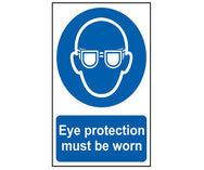 Eye Protection Must Be Worn - PVC 