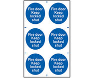  Fire Door Keep Locked Shut - PVC