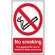 Scan No Smoking It Is Against The Law To Smoke In These Premises - PVC 200 x 300mm