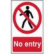 Scan No Entry - PVC 200 x 300mm