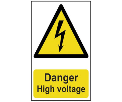 Danger High Voltage - PVC