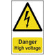 Scan Danger High Voltage - PVC 200 x 300mm