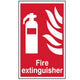 Scan Fire Extinguisher - PVC 200 x 300mm