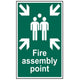 Scan Fire Assembly Point - PVC 200 x 300mm