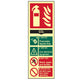 Scan Fire Extinguisher Composite CO2 - Photoluminescent 75 x 200mm