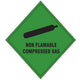 Scan Non Flammable Compressed Gas SAV - 100 x 100mm