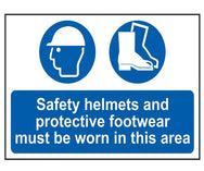 Safety Helmets + Footwear To Be Worn PVC