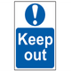 Scan Keep Out - PVC 400 x 600mm