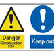 Scan Danger Construction Site Keep Out - PVC 600 x 400mm
