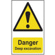 Scan Danger Deep Excavation - PVC 400 x 600mm