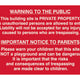 Scan Building Site Warning To Public And Parents - PVC 600 x 400mm