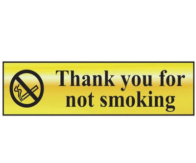 Thank You For Not Smoking