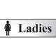 Scan Ladies - Polished Chrome Effect 200 x 50mm