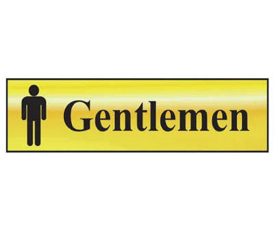 Gentlemen - Polished Brass Effect