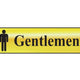 Scan Gentlemen - Polished Brass Effect 200 x 50mm