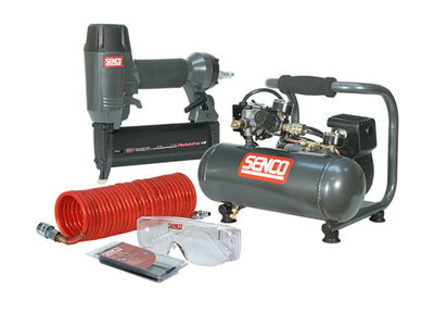 Senco Finish Pro 18 Pneumatic Nailer & 1 HP Compressor Kit 110V – – Now available at MTN Shop UK.