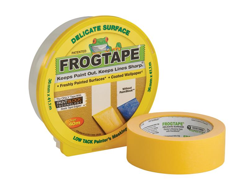 Shurtape FrogTape® Delicate Surface Masking Tape 36mm x 41.1m – – Now available at MTN Shop UK.