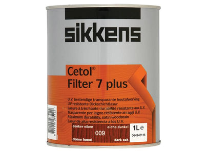 Sikkens Cetol Filter 7 Plus Translucent Woodstain Dark Oak 1 litre – – Now available at MTN Shop UK.
