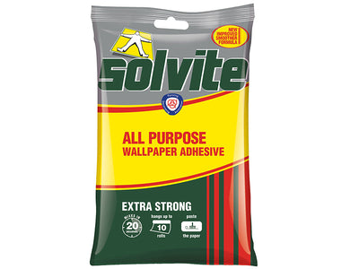 Solvite All Purpose Wallpaper Paste Sachet 10 Roll – – Now available at MTN Shop UK.