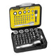 Stanley Bit & Socket Set of 39 + Ratchet Metric 1/4 Drive