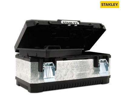 Stanley Galvanised Metal Toolbox 50cm (20in) – second image