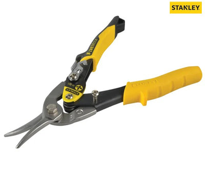 Stanley Yellow Aviation Snips & Holster Straight Cut 250mm (10in) – second image