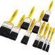 Stanley Hobby Paint Brush Set of 10 12(2) 25(2) 38(3) 50(2) & 75mm