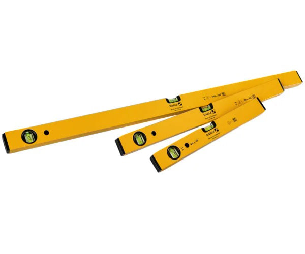 Single Plumb Box Section Spirit Level Set