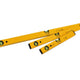 Stabila 70 Single Plumb Box Section Spirit Level Set, 3 Piece