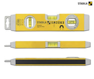 Torpedo Level 26cm Magnetic Base & Rotatable Angle Vial - imagen 3