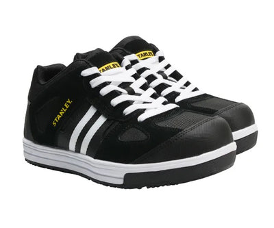 Cody Safety Trainers Black/White Stripe