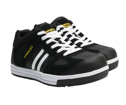 Cody Safety Trainers Black/White Stripe
