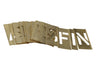 Stencils Set of Brass Interlocking Stencils - Figures 1in – – Now available at MTN Shop UK.