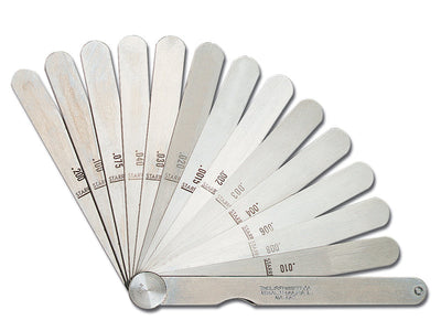 Starrett 467M Feeler Gauge 13 Piece Set 0.04-5mm – – Now available at MTN Shop UK.