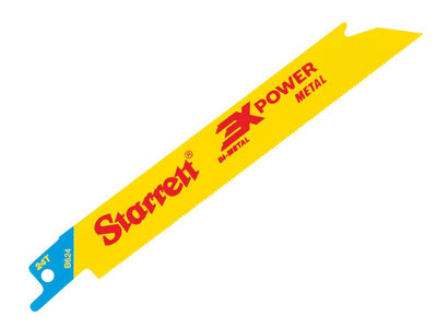 Starrett B624-5 Bi-Metal Reciprocating Blade, Metal Straight 152mm 24 TPI (Pack 5) – – Now available at MTN Shop UK.