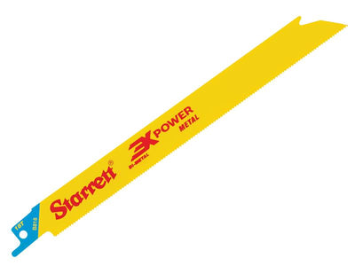Starrett B818-5 Bi-Metal Reciprocating Blade, Metal Straight 203mm 18 TPI (Pack 5) – – Now available at MTN Shop UK.